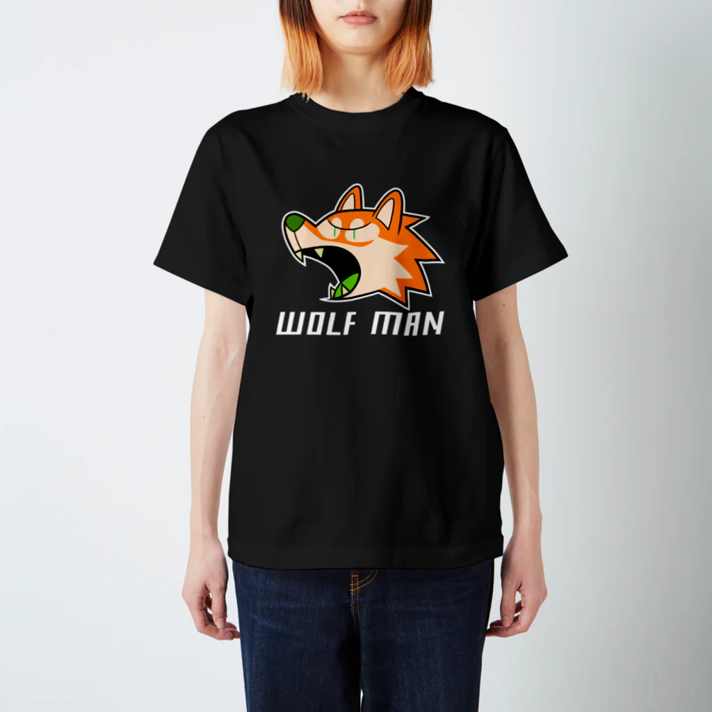 WORLD APART!のWOLF MAN ORANGE Regular Fit T-Shirt