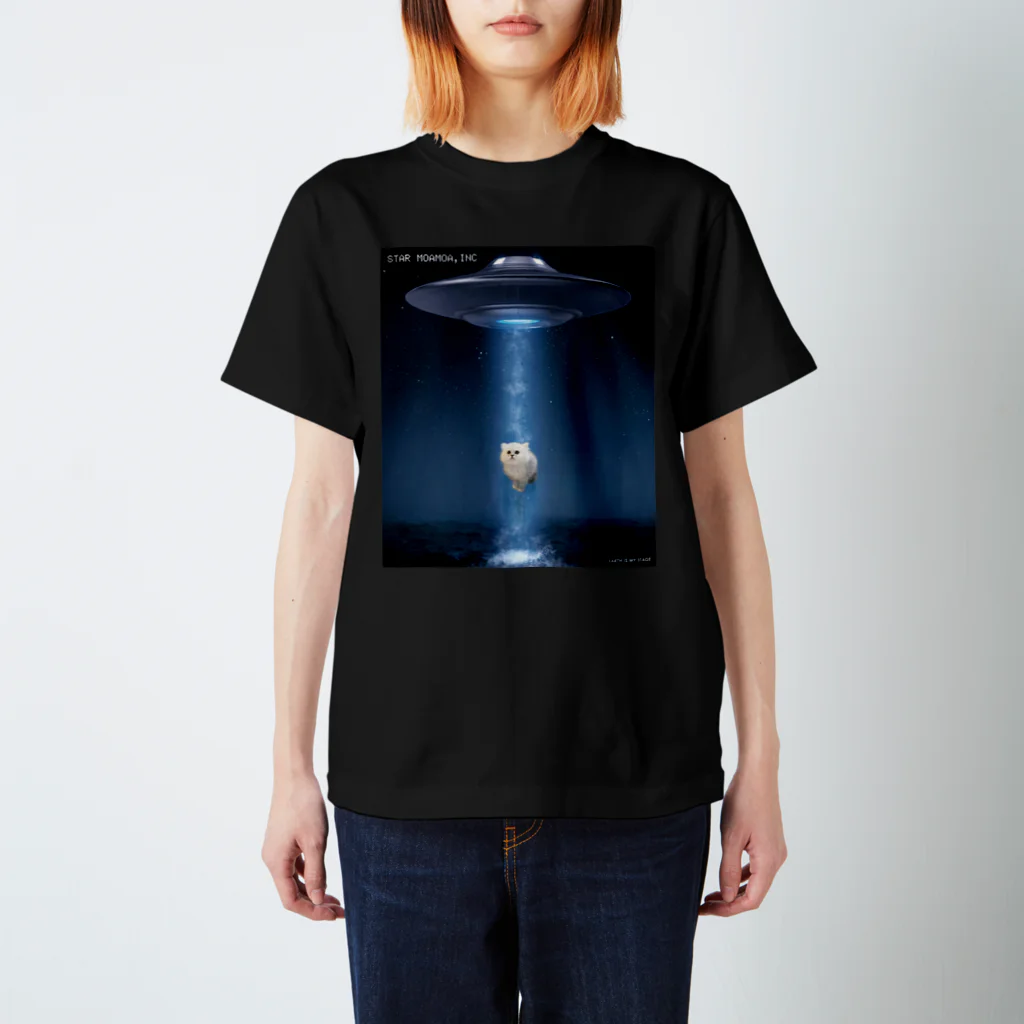 STAR MOAMOA,inc.のモアモアアブダクションTシャツ Regular Fit T-Shirt