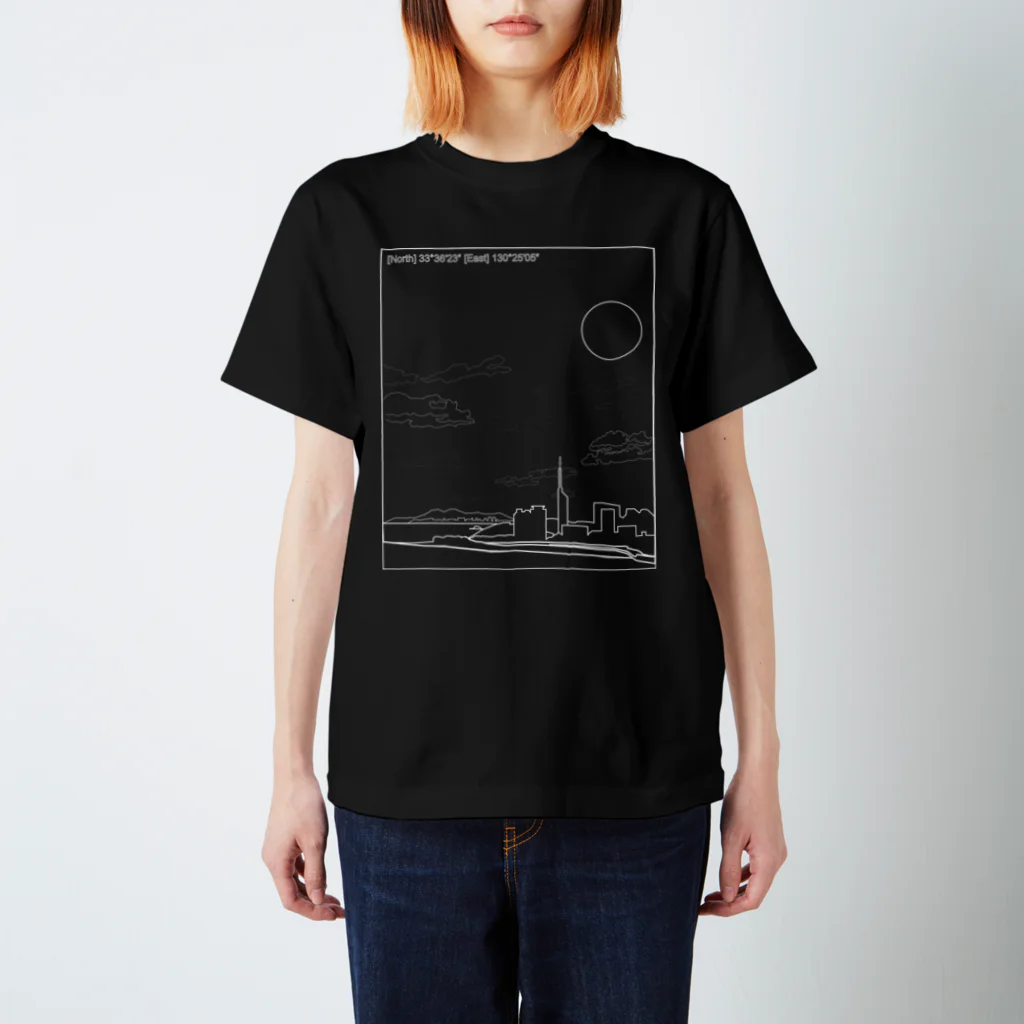 ご当地Tシャツ屋さん⁑HOMETOWN-Tshirtの福岡　FUKUOKA　CITY　T スタンダードTシャツ