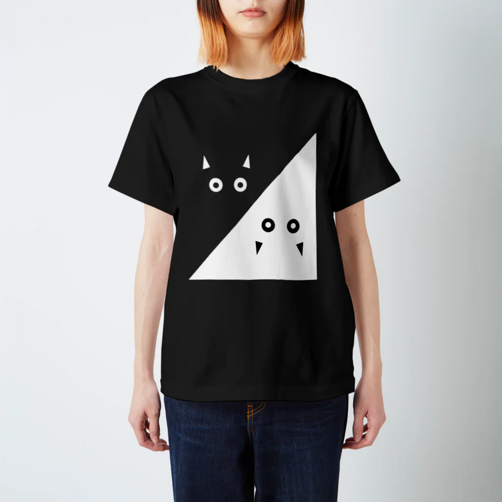 kiito_SUZURIのシロクロ猫 Regular Fit T-Shirt