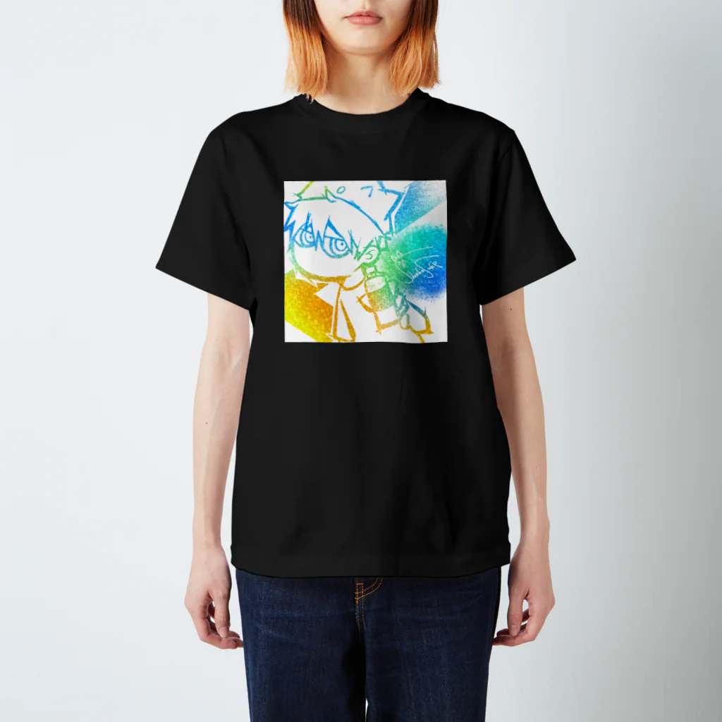 ShoboSuke/しょぼすけのスプレーしょぼすけ サイン付き Regular Fit T-Shirt