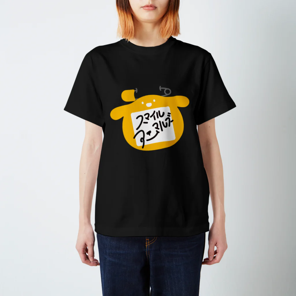 NPO法人SMILE ANIMALSオフィシャルショップのスマイルアニマルズ_黒 スタンダードTシャツ