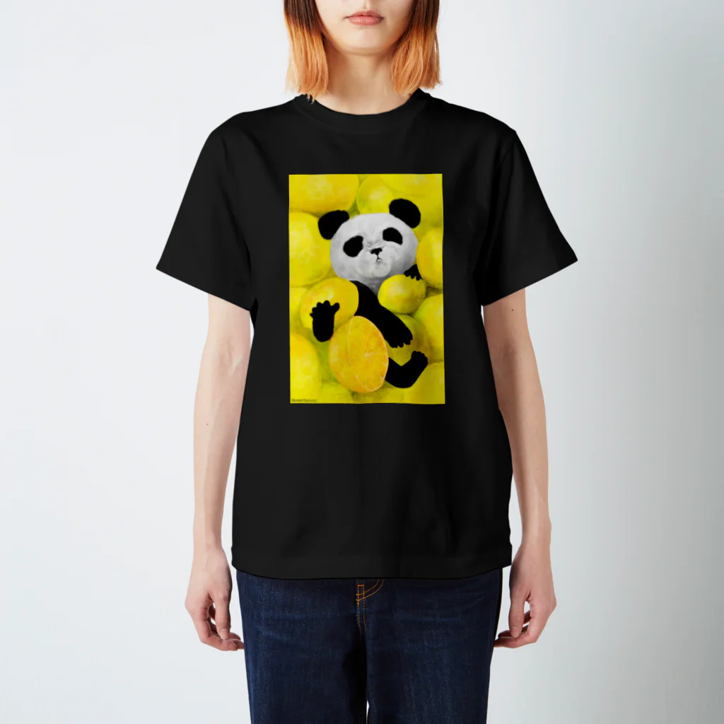 Washiemon and Ai-chan's ShopのPANDA No.3 スタンダードTシャツ