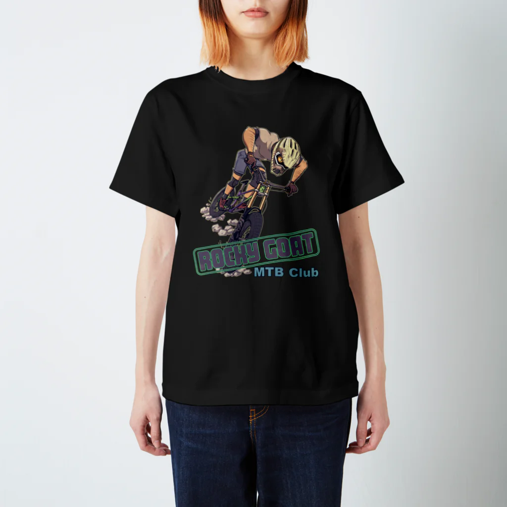 nidan-illustrationの"ROCKY GOAT" スタンダードTシャツ