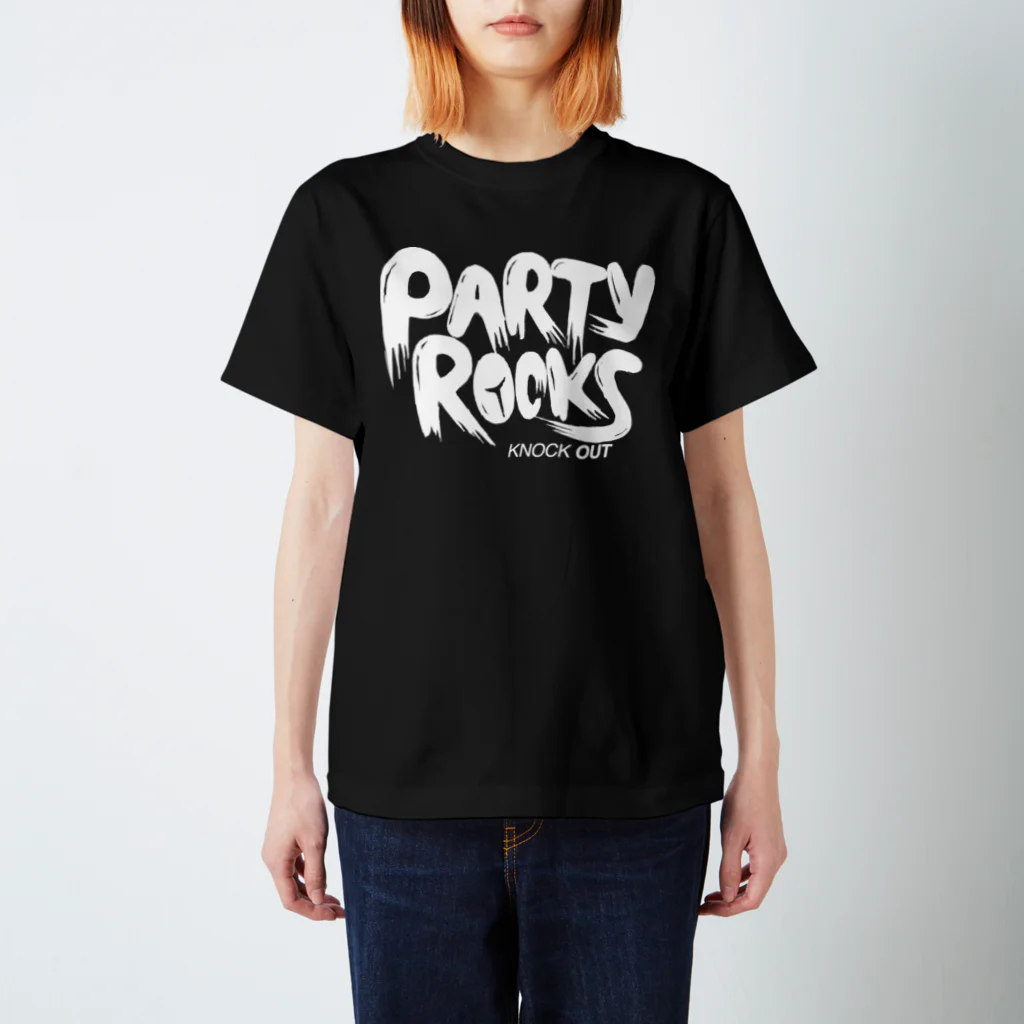 KNOCKOUTJROCKのPARTY ROCKS Handwritten Regular Fit T-Shirt