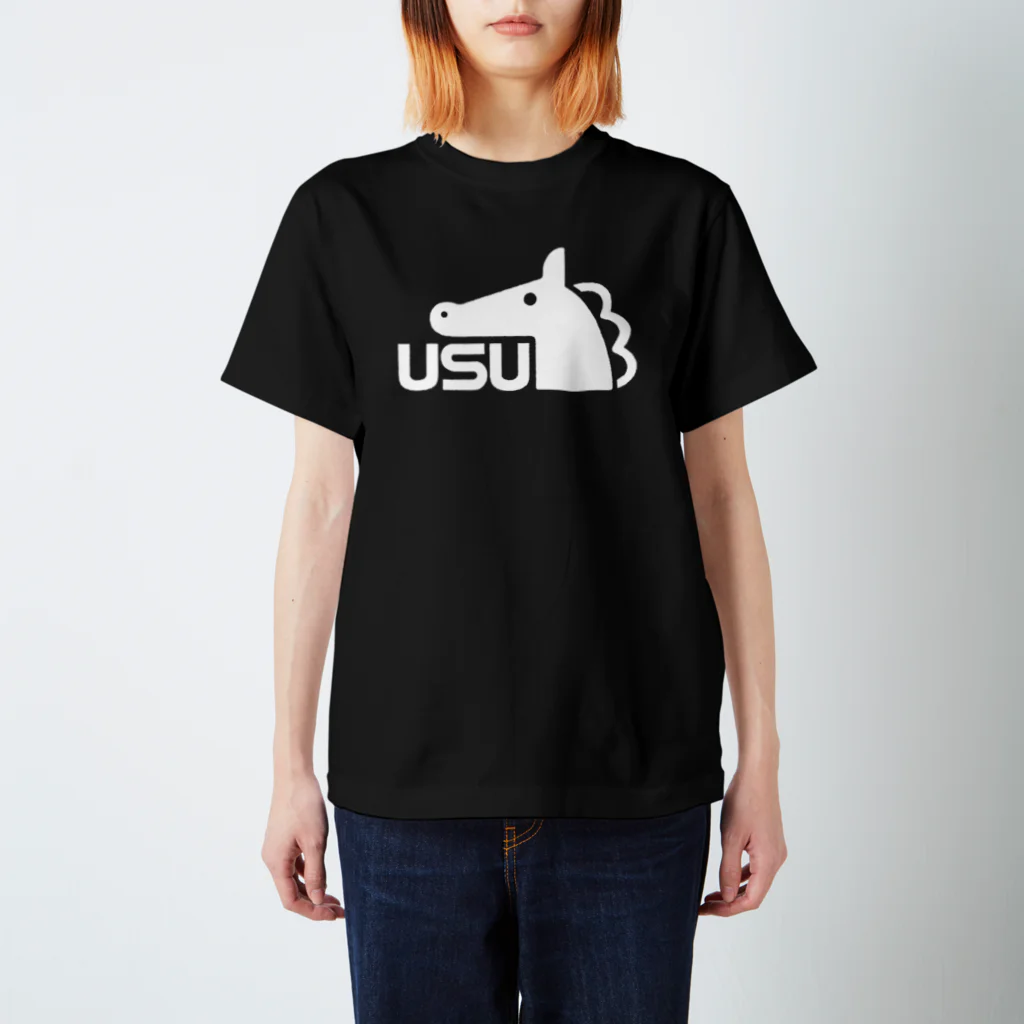 sinsuke1111のロゴうす【白】 スタンダードTシャツ