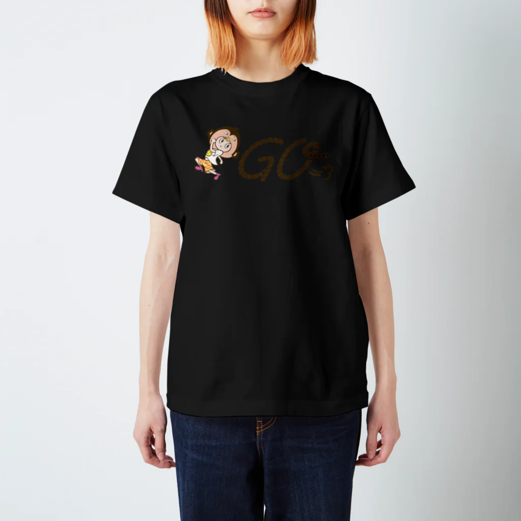 EIKO!GO!!オフィシャルショップの英吉Tシャツ3 ブラック Regular Fit T-Shirt