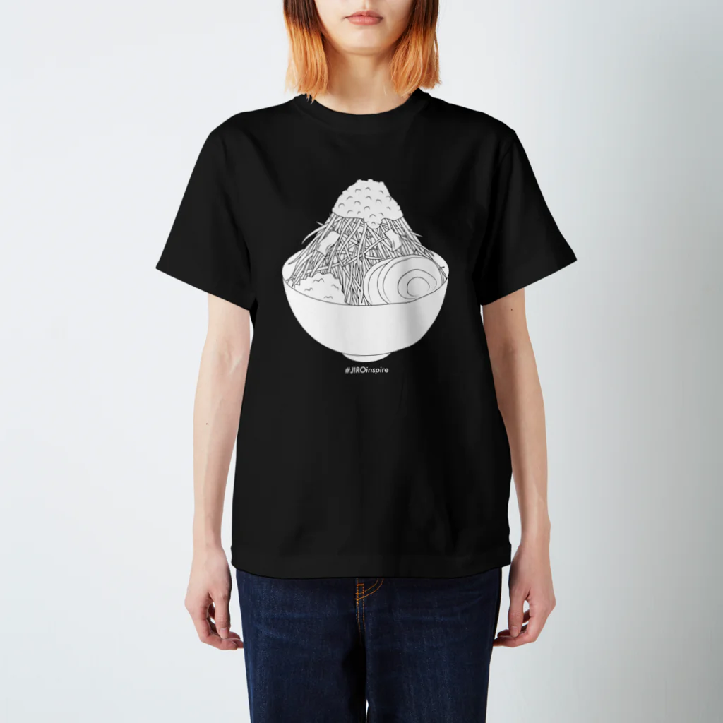 Ramen Legends OFFICIAL SHOPの#JIROinspire t-shirt B スタンダードTシャツ
