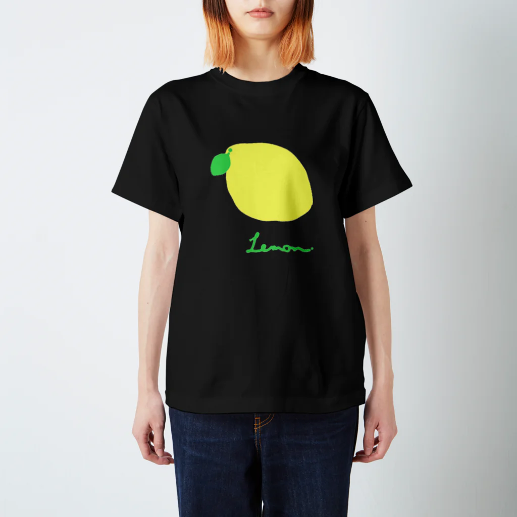 たんしお雑貨店の.Lemon. Regular Fit T-Shirt