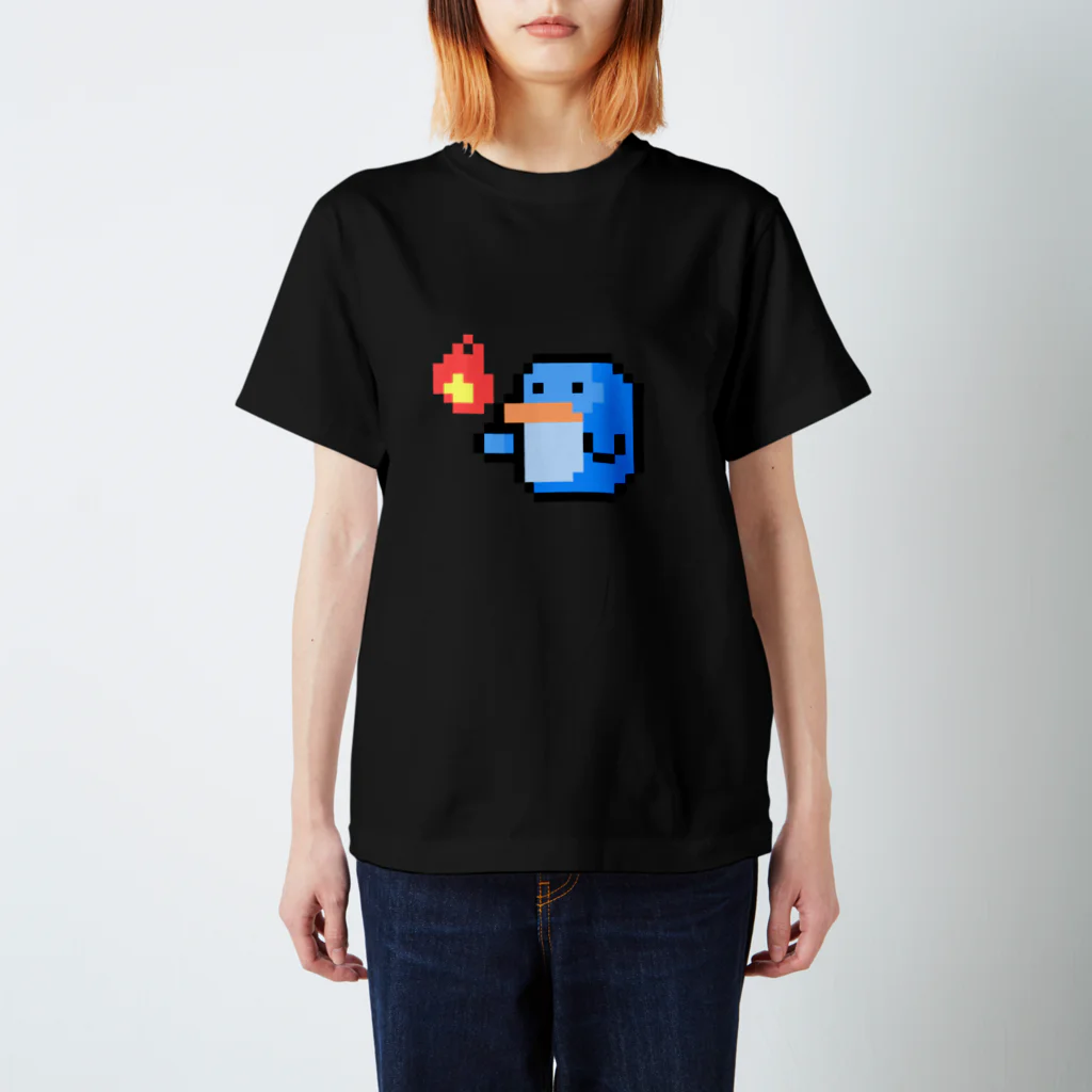 【ドット絵】ネコブレ商店のファイヤペンギン Regular Fit T-Shirt