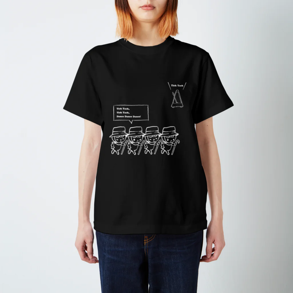 fjfjのリズムに合わせて踊るよチクタク スタンダードTシャツ