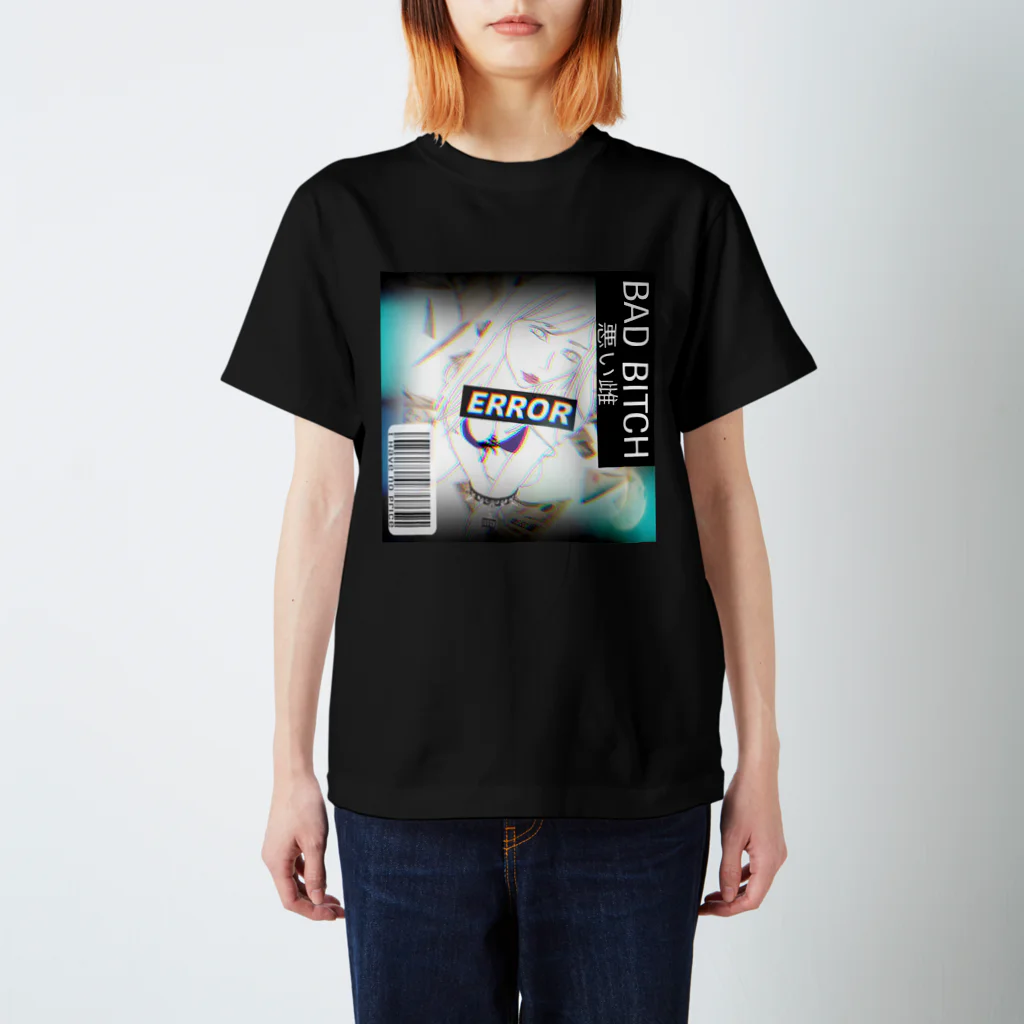 harapecochanのBAD BITCH Regular Fit T-Shirt