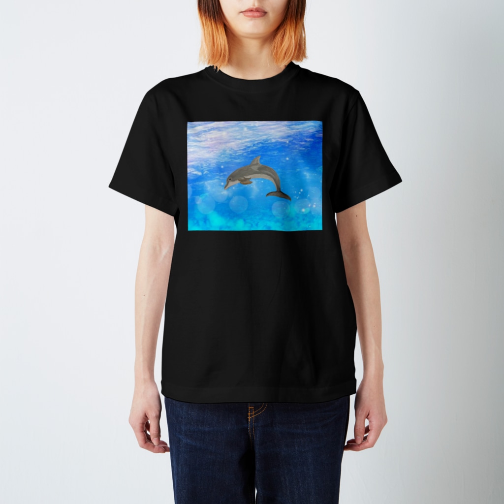 Coshi-Mild-Wildの✨バンドウイルカだよん🐬‼️‼️ Regular Fit T-Shirt