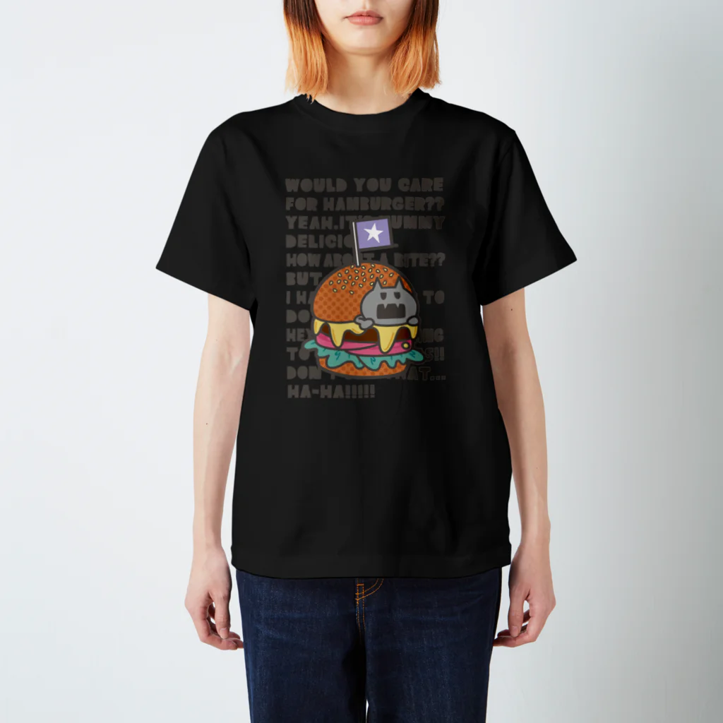 ROOSTER-POOLS/RUNのバイキンハンバーガー スタンダードTシャツ