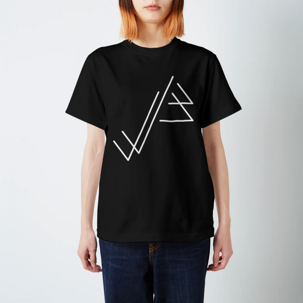 TRIANGLESのBJJ Triangles - Lines スタンダードTシャツ