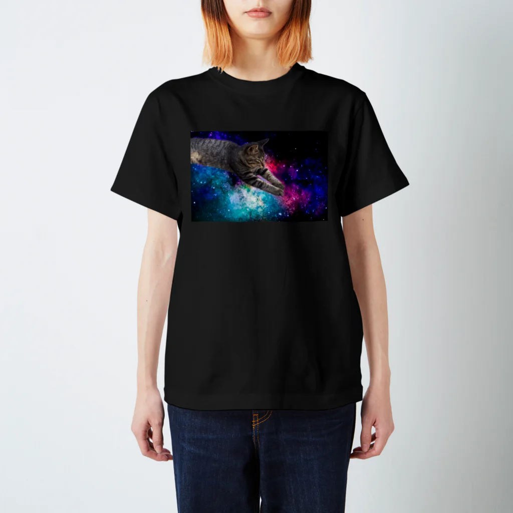 ねこあんしえるの宇宙ネチコ ４ Regular Fit T-Shirt