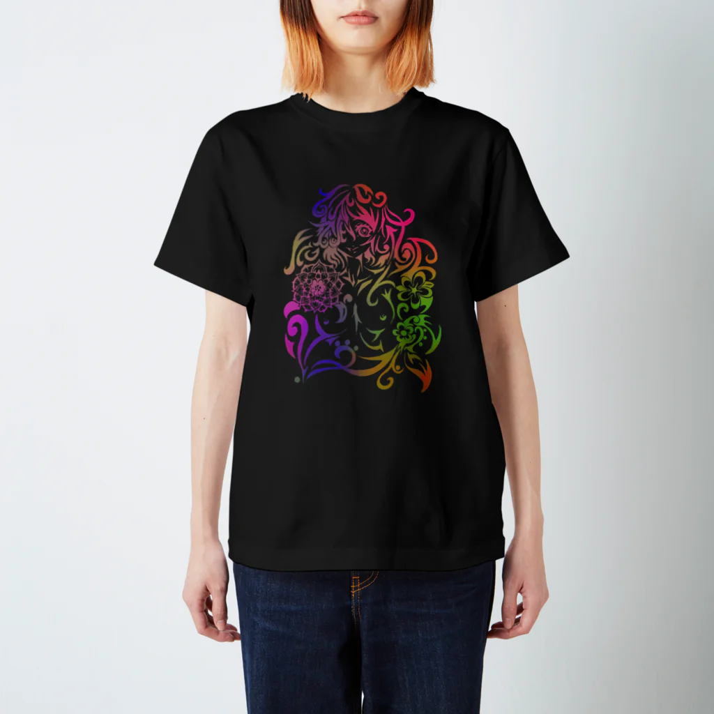 THE禅のFLOWER‐GIRL スタンダードTシャツ