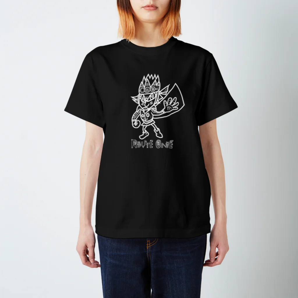 oekaki/ROUTE ONEの地王★天魔くん Regular Fit T-Shirt