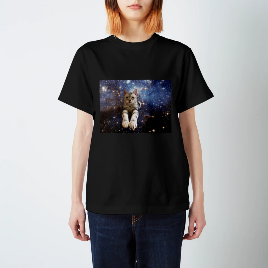 ねこちゃんのごえぴょんうちゅう スタンダードTシャツ