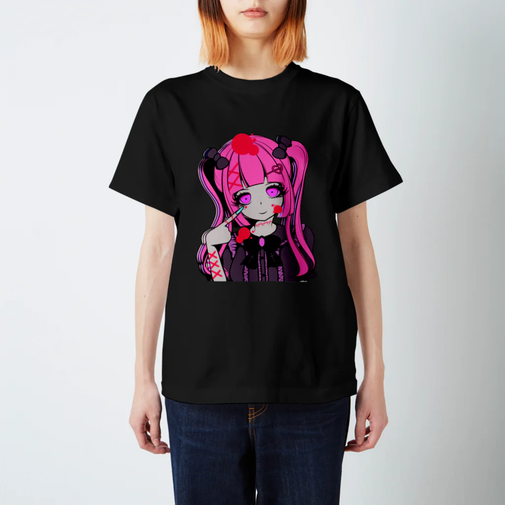 瞬 しゅん Escortの闇ツインテちゃん スタンダードTシャツ