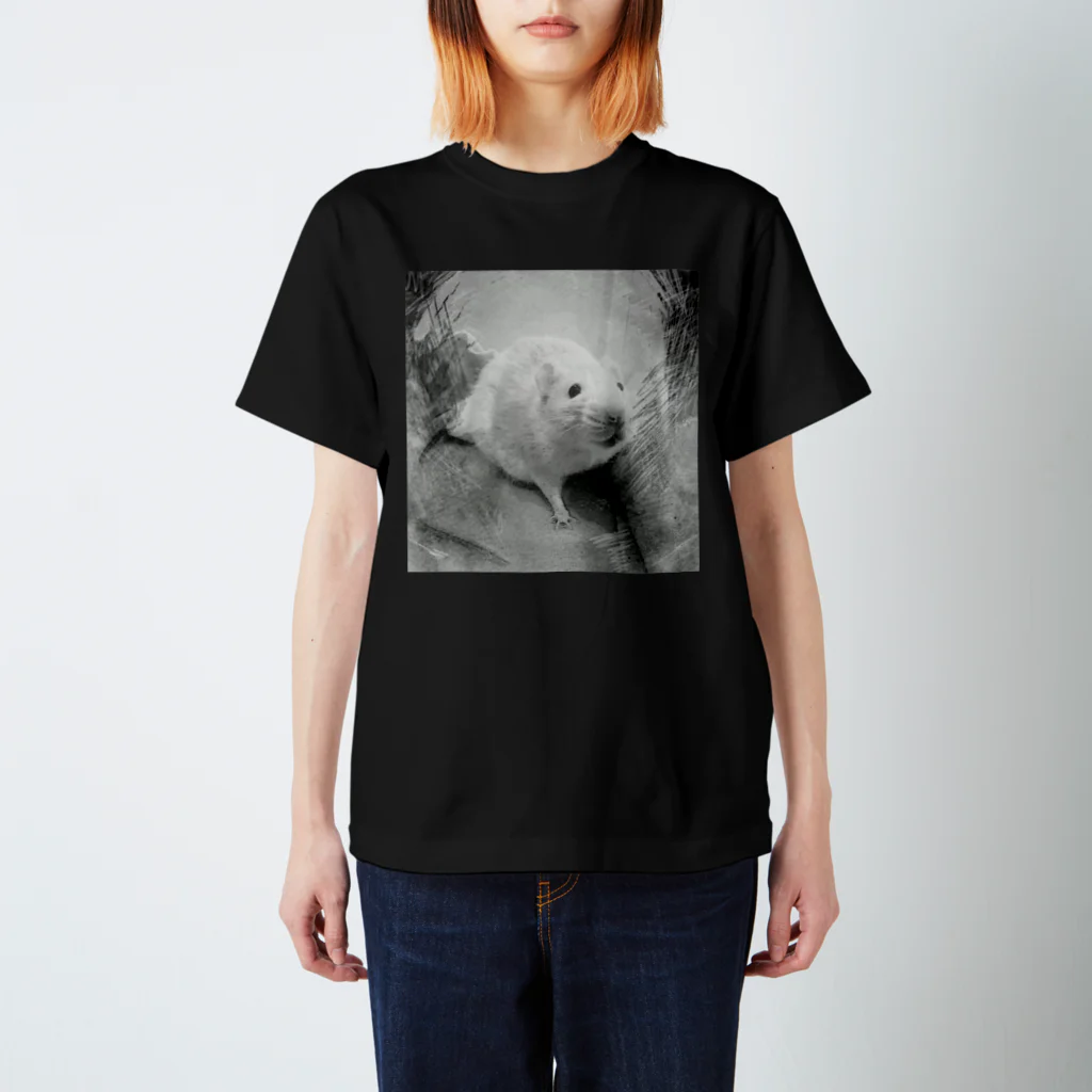 Fancy Rat　の黒ゴルビー スタンダードTシャツ