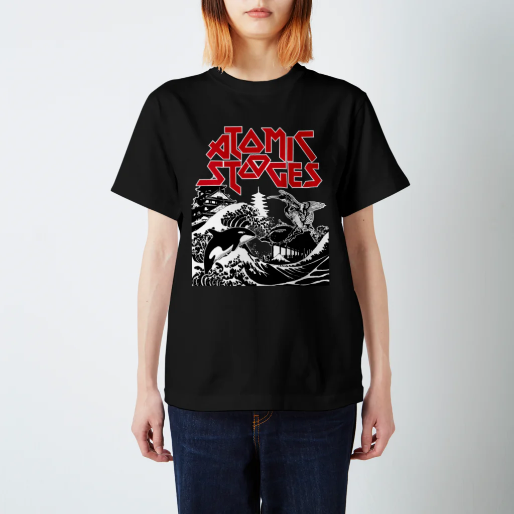 ribol のAtomic stooges JAPAN wear Regular Fit T-Shirt