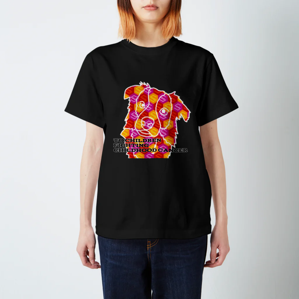 IOST_Supporter_CharityのIOST【Hiroシリーズ】Dog スタンダードTシャツ