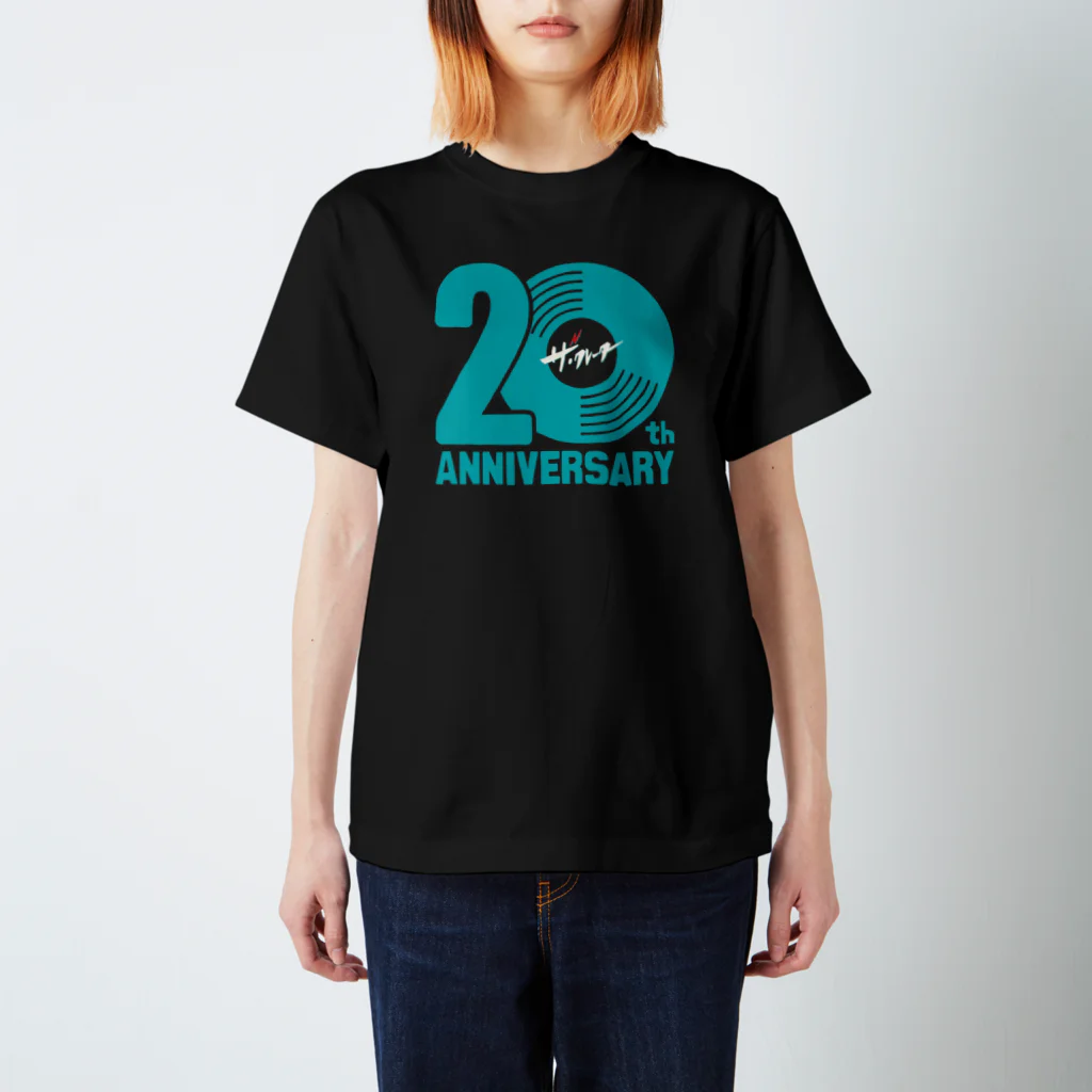 ザ・クレーター オフィシャルグッズの20th ロゴT／グリーン×ブラック スタンダードTシャツ