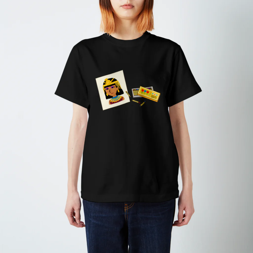 ヒヨコの店の【偉人シリーズ】クレヨンパトラ Regular Fit T-Shirt