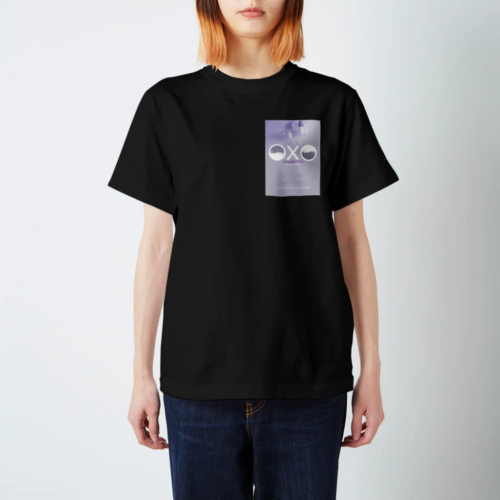 ざっか 夜光昼夢の#息嘯 Regular Fit T-Shirt