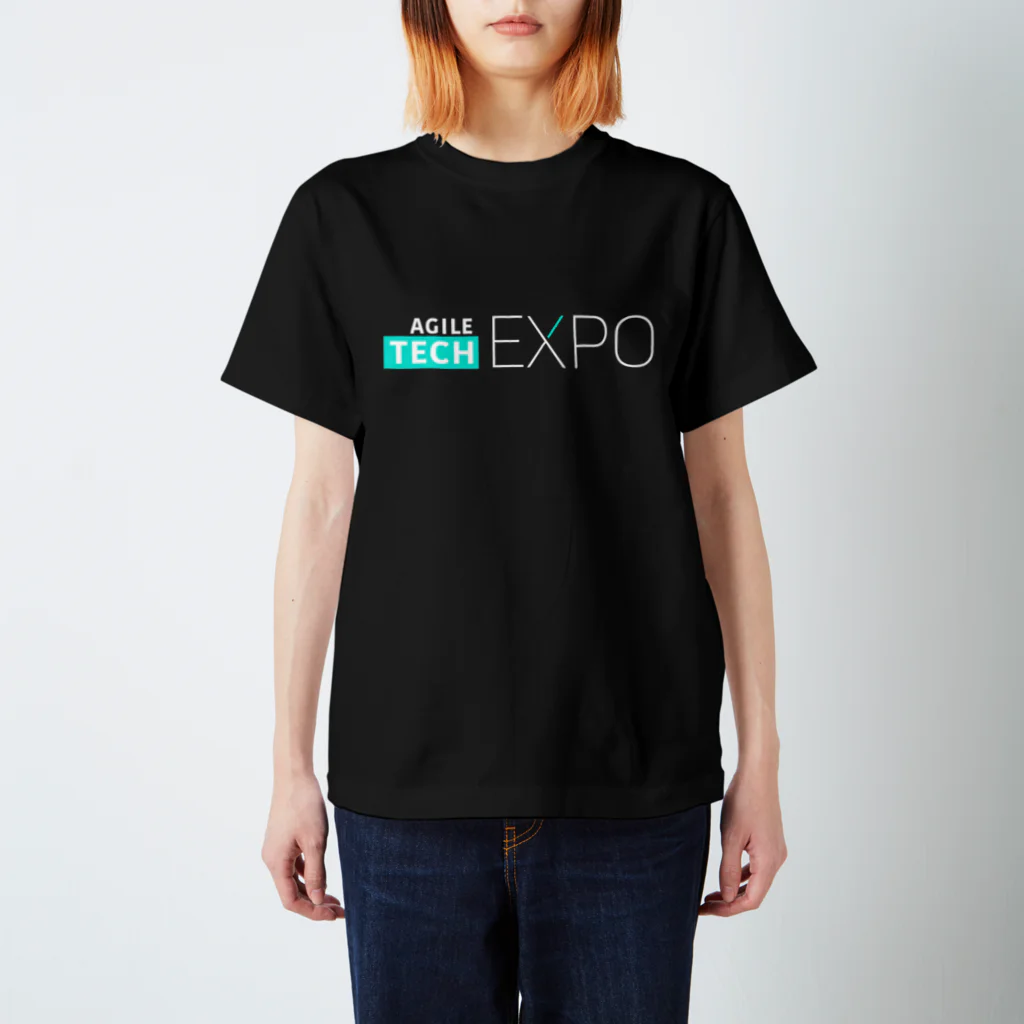 Agile Tech EXPOのロゴTシャツ（黒） Regular Fit T-Shirt