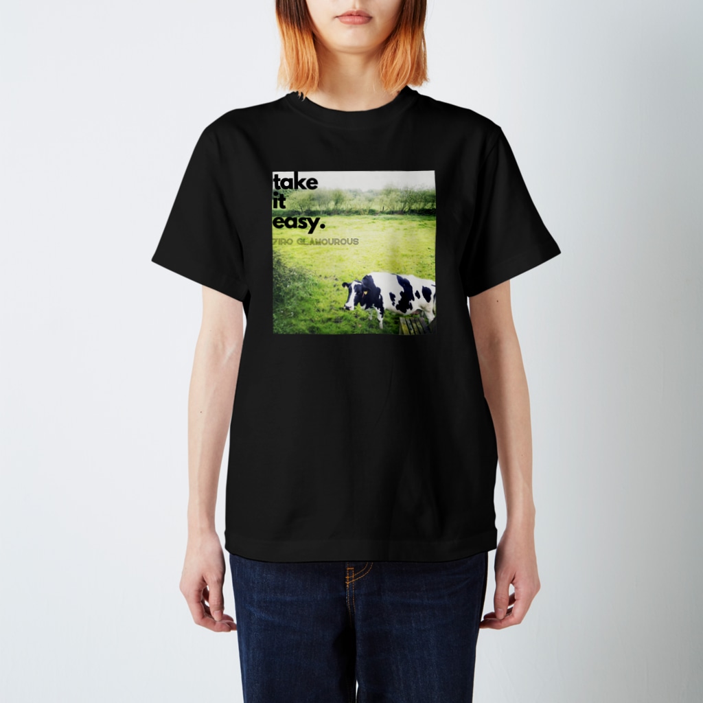 7IRO GLAMOUROUSのtake it easy.ミムちゃんTシャツ Regular Fit T-Shirt