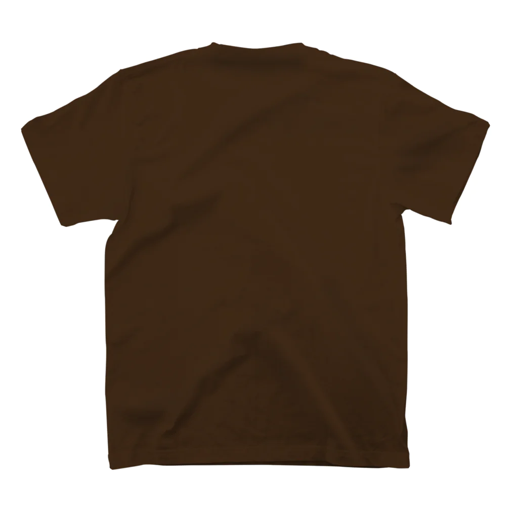 shimashima（しましま）のリスケツ🐿 Regular Fit T-Shirtの裏面