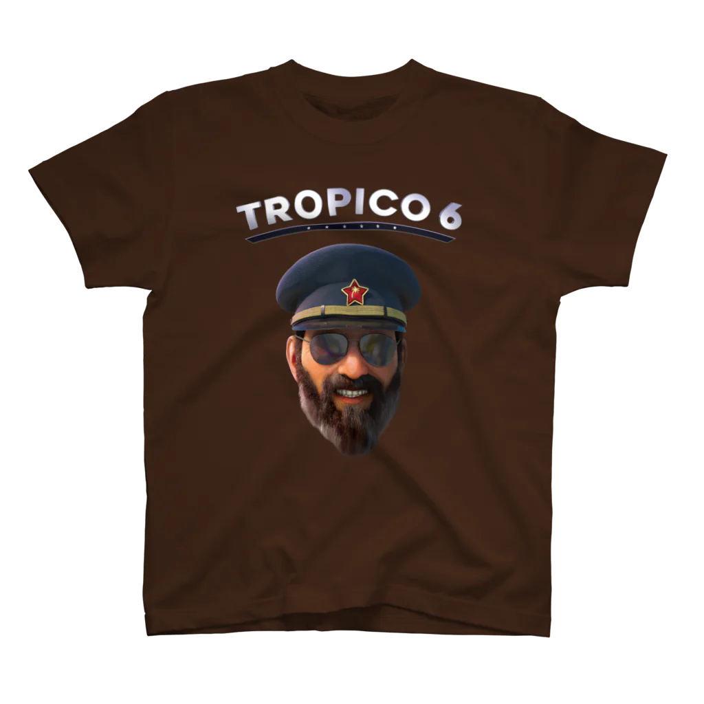 カリプソメディア【公式】ショップ  Kalypso Media Japanのトロピコ6 プレジデンテ【カラーデザイン1】 Tropico6 Presidente (color 1) スタンダードTシャツ