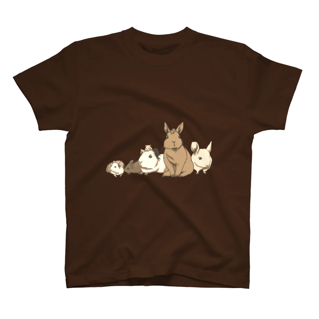 Lichtmuhleの小動物ランド(セピア) Regular Fit T-Shirt