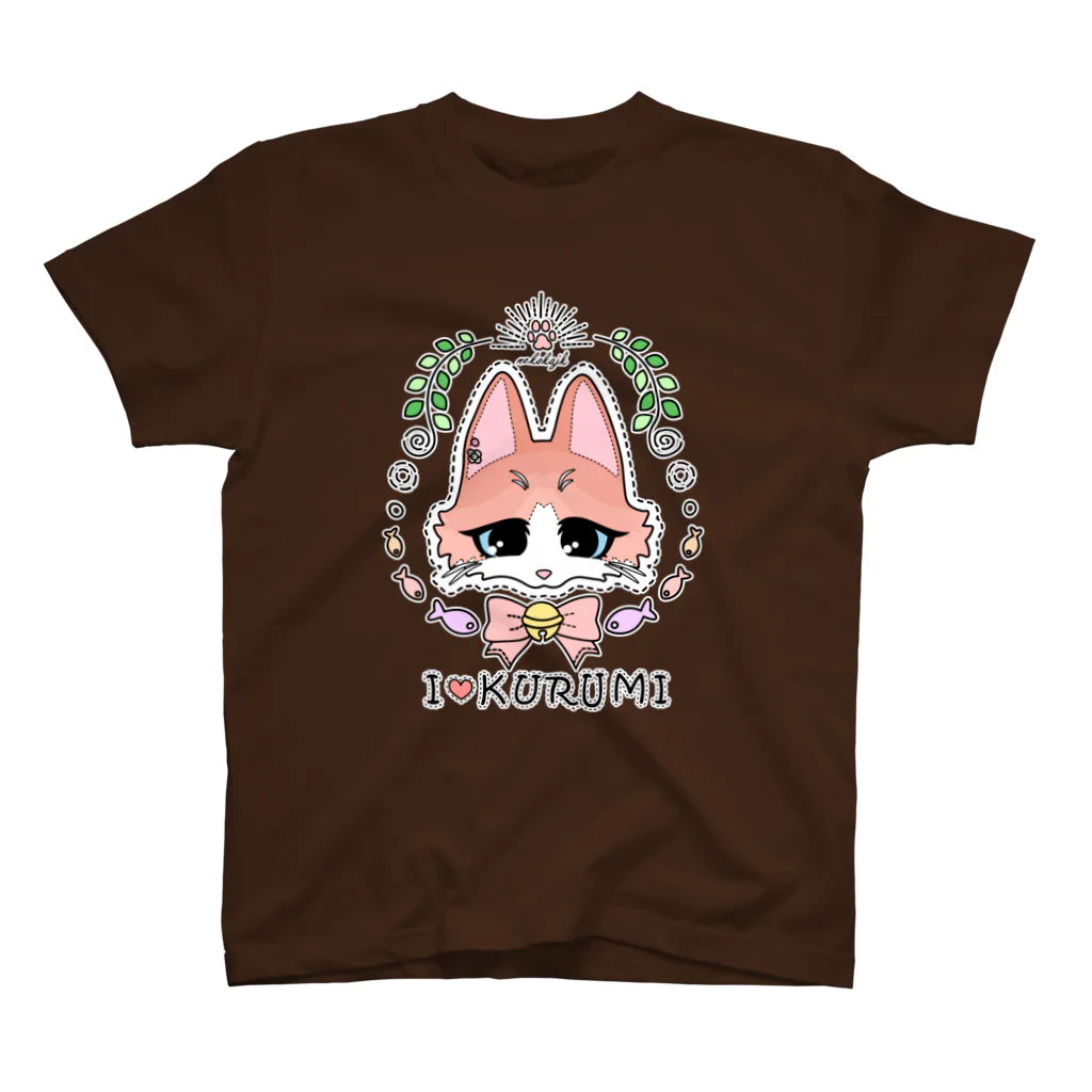 トンガリゴートのラグドールのクルミちゃん スタンダードTシャツ