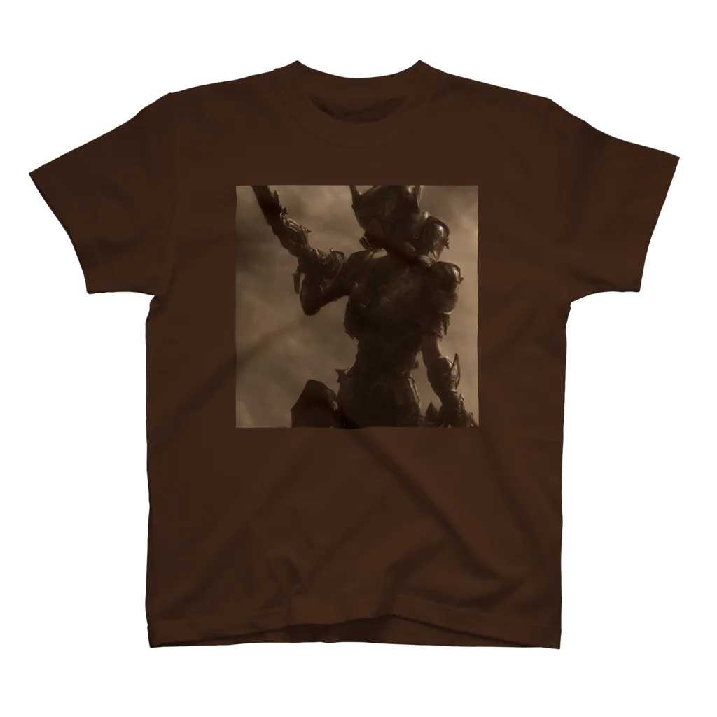 TakashiSのValkyrie Brown Regular Fit T-Shirt