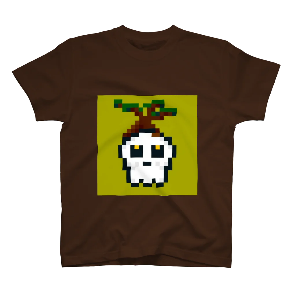 ᵗᵒˡᵘのKawaii SKULL #547 Bonsai スタンダードTシャツ