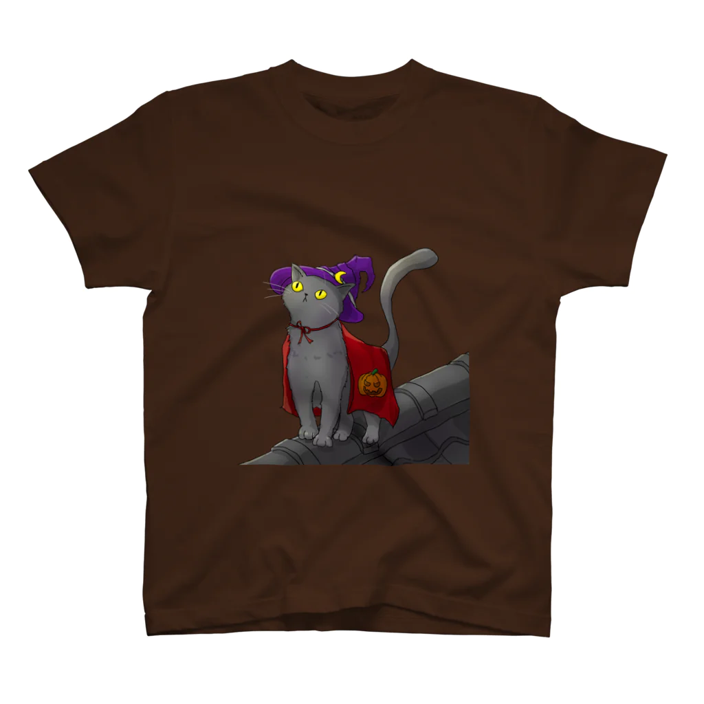 もちけらのハロウィン猫ちゃん。 Regular Fit T-Shirt