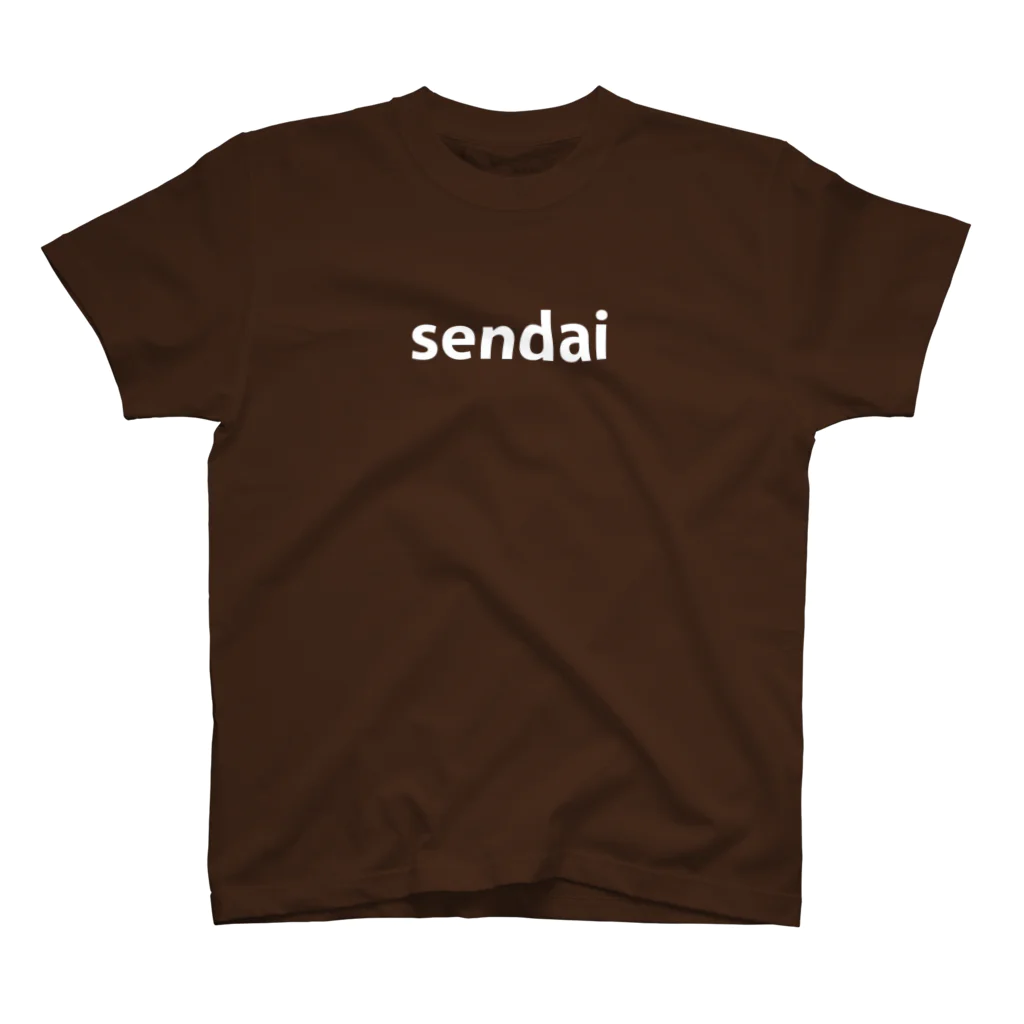 ハイブランド風シンプルに強く伝えるショップのsendai - 仙台 スタンダードTシャツ