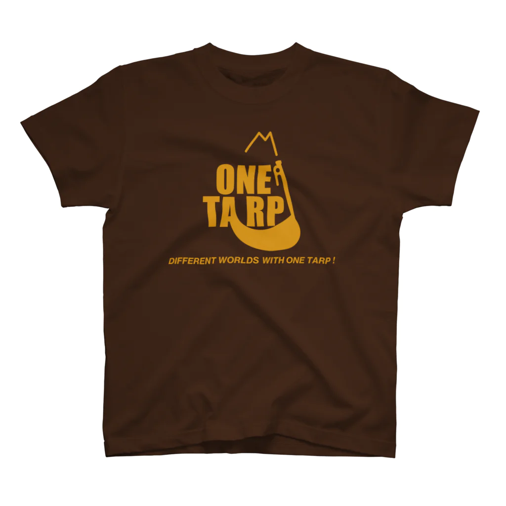 KIKUUUDESIGNのone tarp-orange Regular Fit T-Shirt