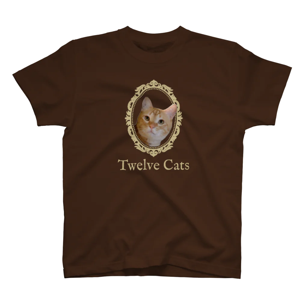 Twelve CatsのエンブレムⅡ スタンダードTシャツ