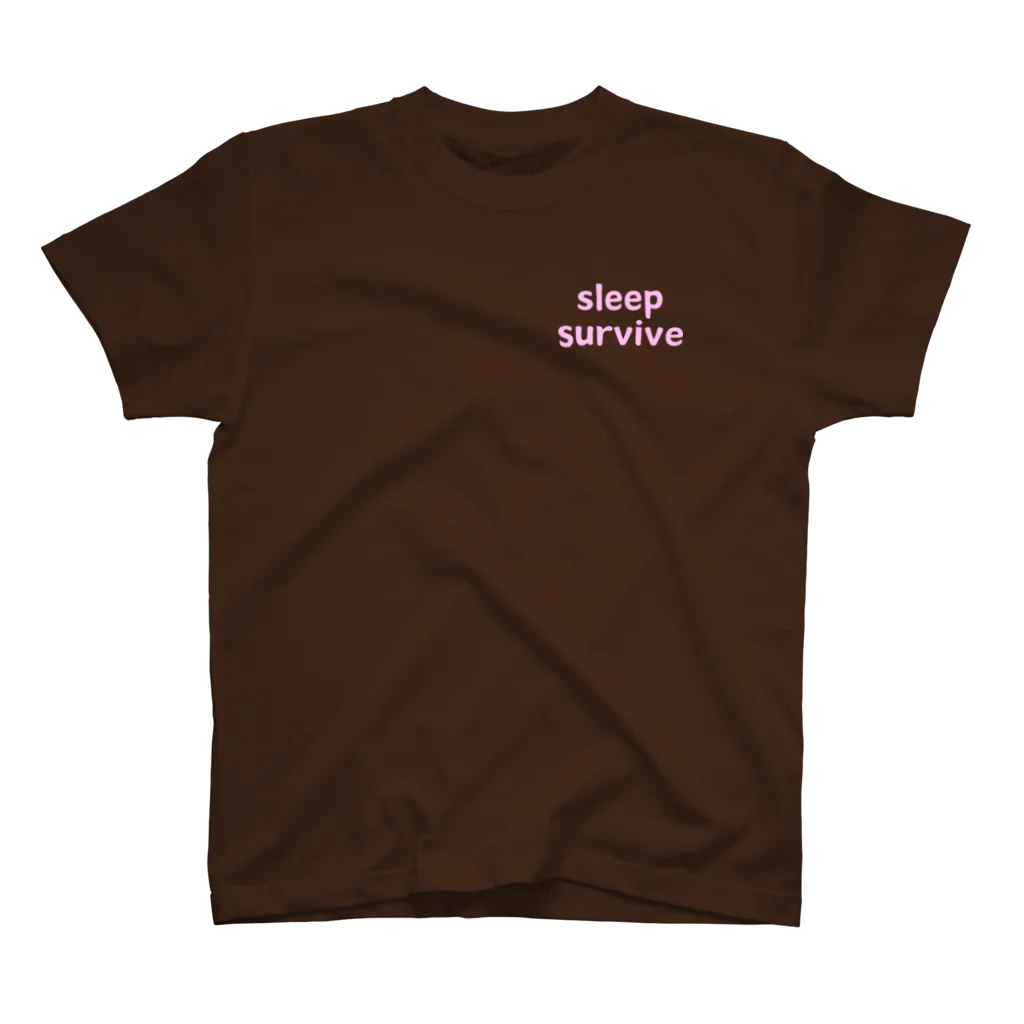 Sleep SurviveのSleep Well peach スタンダードTシャツ