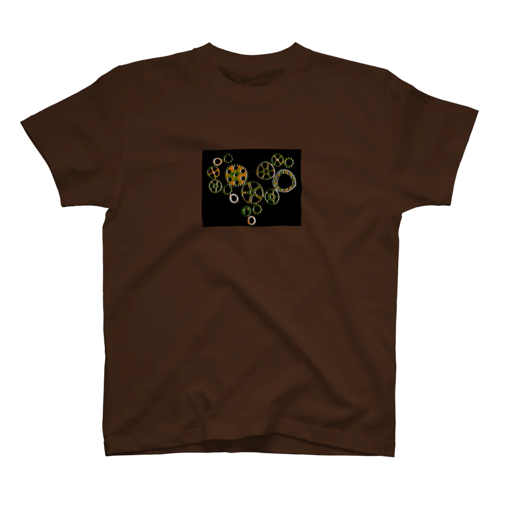 xxntmoriのgear-heart-black-rust スタンダードTシャツ