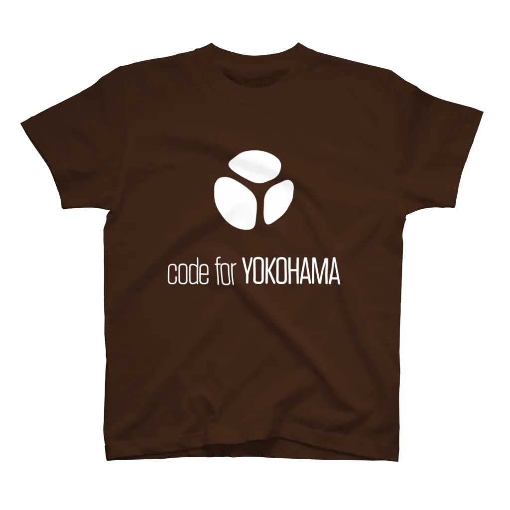 Code for YOKOHAMAのCode for Yokohama Logo White Regular Fit T-Shirt