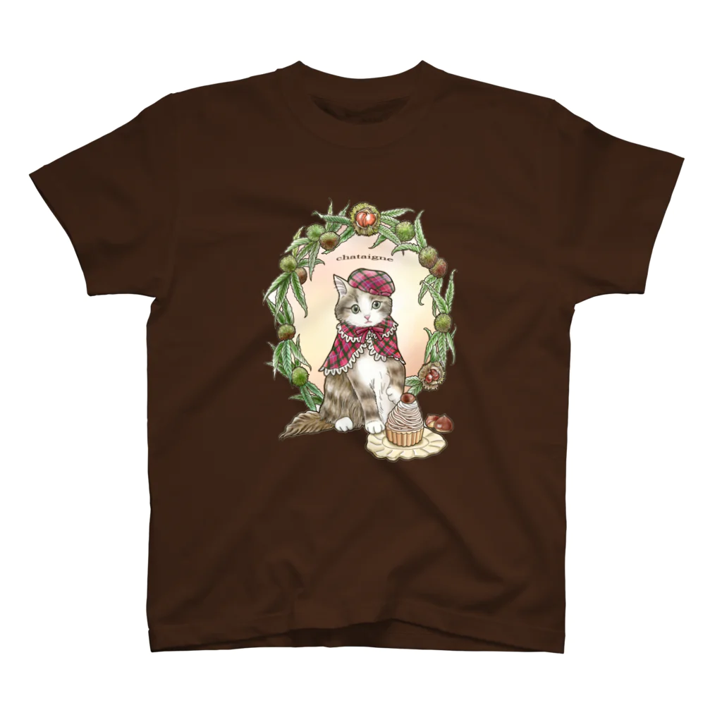 Ａｔｅｌｉｅｒ　Ｈｅｕｒｅｕｘの秋の恵み chataigne スタンダードTシャツ