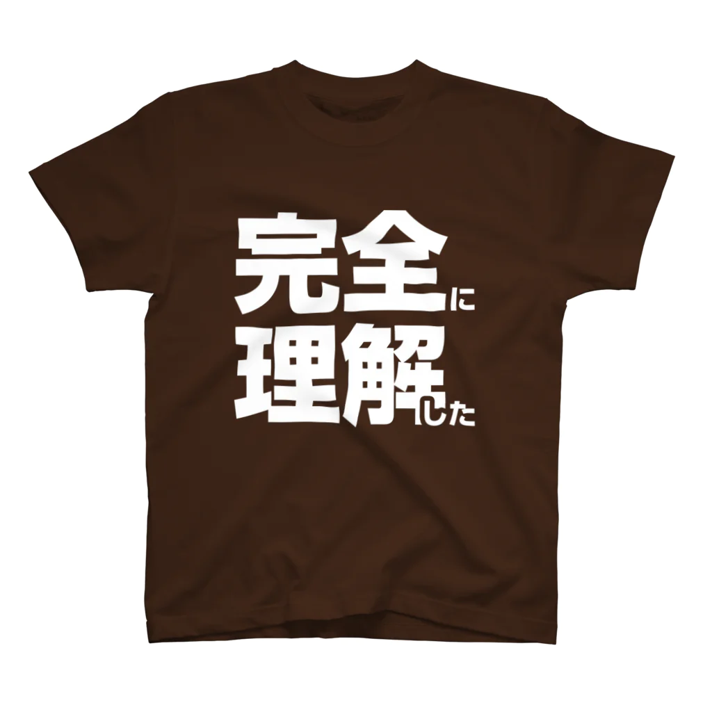 きつねの完全に理解してる スタンダードTシャツ