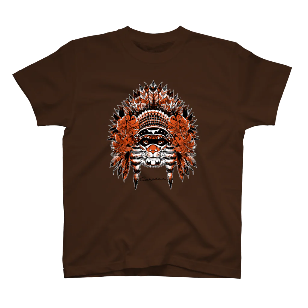 CARAVANのTigerlily スタンダードTシャツ