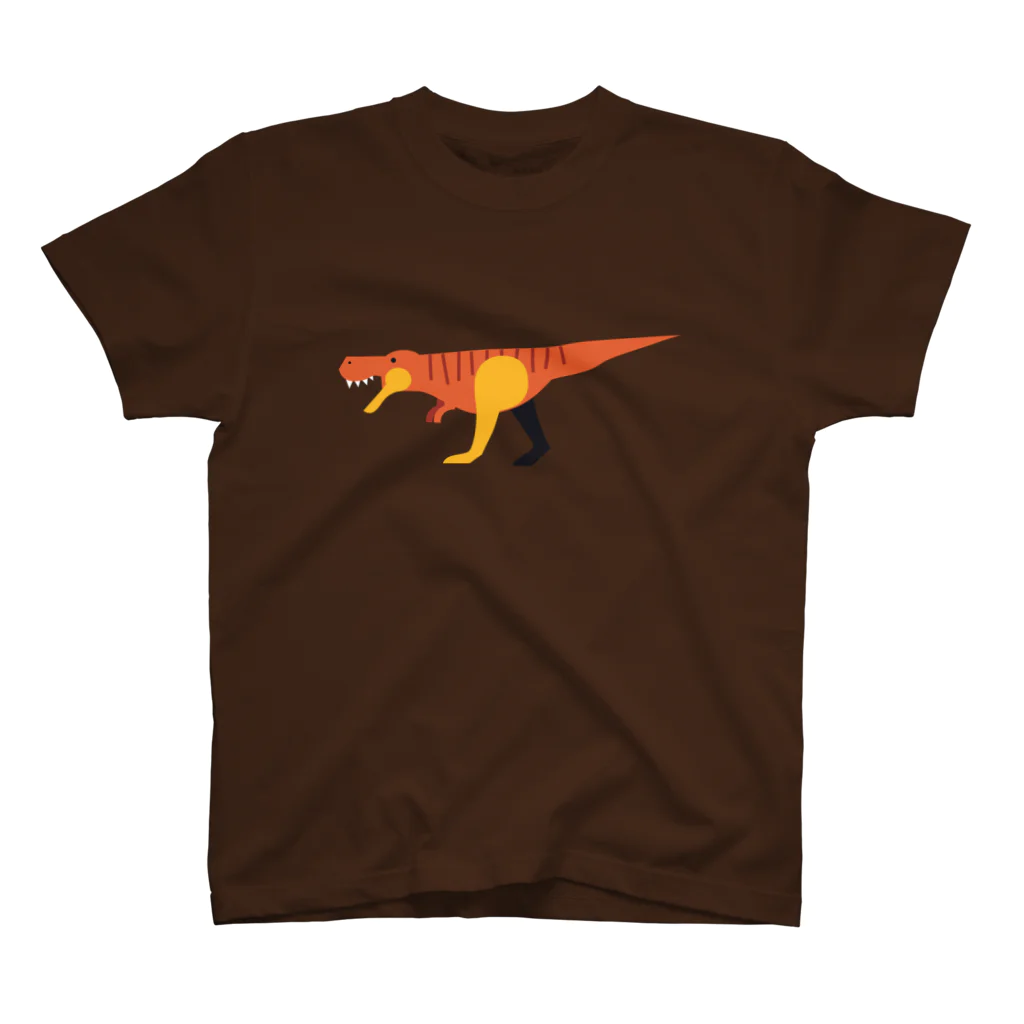 サタケシュンスケ｜イラストレーターの恐竜（ティラノサウルス） Regular Fit T-Shirt
