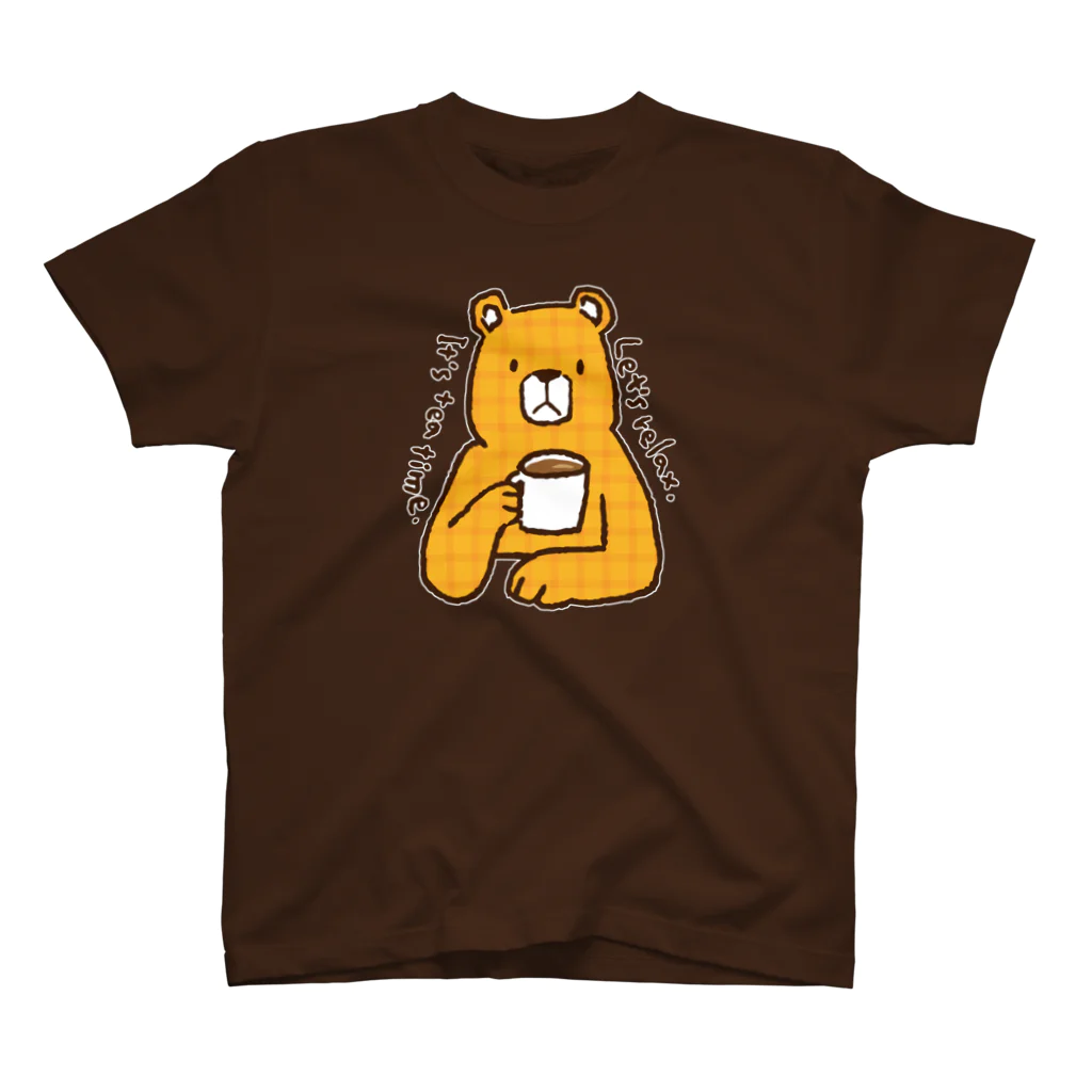 KOPETO のティータイムくま スタンダードTシャツ